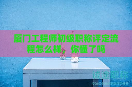 厦门工程师初级职称评定流程怎么样，你懂了吗