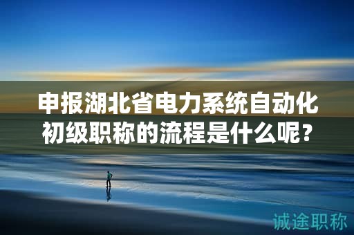 申报湖北省电力系统自动化初级职称的流程是什么呢？