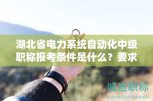 湖北省电力系统自动化中级职称报考条件是什么？要求有哪些？