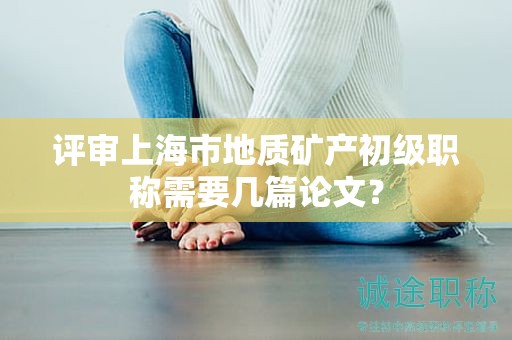 评审上海市地质矿产初级职称需要几篇论文？