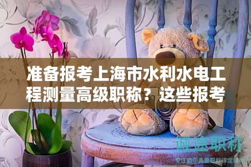 准备报考上海市水利水电工程测量高级职称？这些报考条件及要求你必须了解