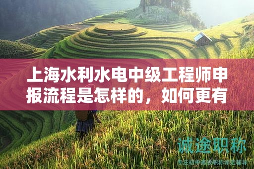 上海水利水电中级工程师申报流程是怎样的，如何更有效地申报？