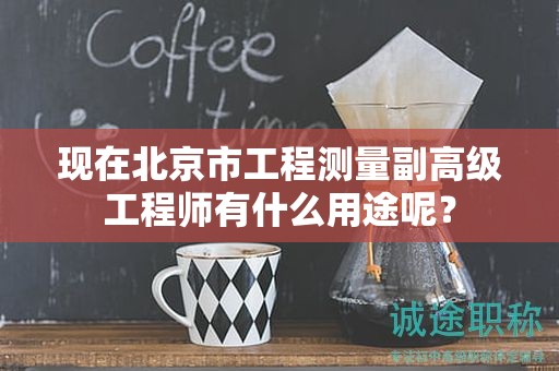现在北京市工程测量副高级工程师有什么用途呢？