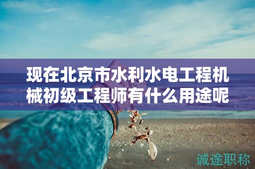 现在北京市水利水电工程机械初级工程师有什么用途呢？