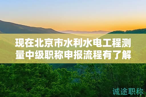 现在北京市水利水电工程测量中级职称申报流程有了解过吗？