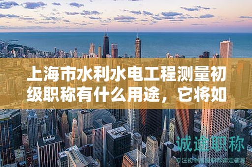 上海市水利水电工程测量初级职称有什么用途，它将如何推动你的职业生涯？