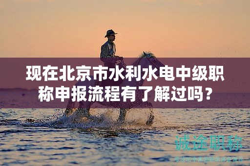 现在北京市水利水电中级职称申报流程有了解过吗？