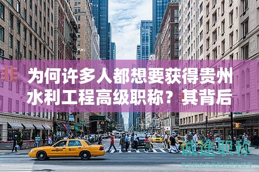 为何许多人都想要获得贵州水利工程高级职称？其背后的真实用途是什么？