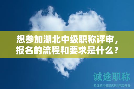想参加湖北中级职称评审，报名的流程和要求是什么？