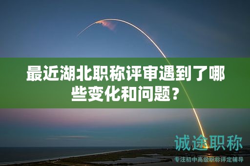 最近湖北职称评审遇到了哪些变化和问题？