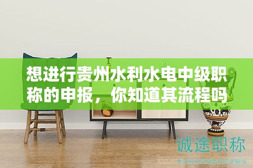 想进行贵州水利水电中级职称的申报，你知道其流程吗？