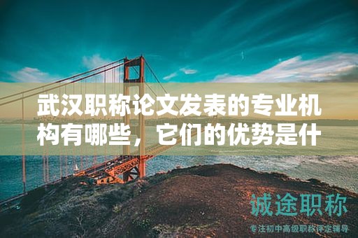 武汉职称论文发表的专业机构有哪些，它们的优势是什么？