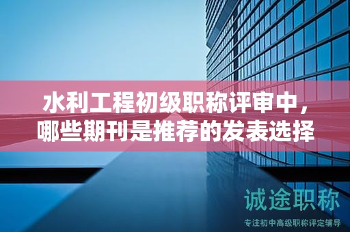 水利工程初级职称评审中，哪些期刊是推荐的发表选择？