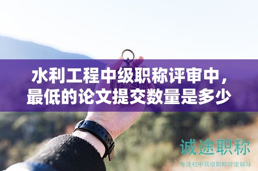 水利工程中级职称评审中，最低的论文提交数量是多少？