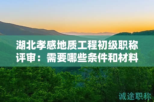 湖北孝感地质工程初级职称评审：需要哪些条件和材料？