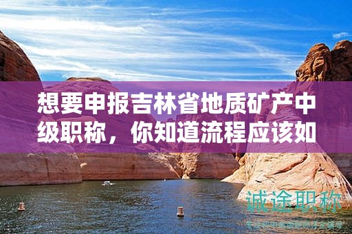 想要申报吉林省地质矿产中级职称，你知道流程应该如何操作吗？