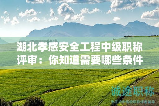湖北孝感安全工程中级职称评审：你知道需要哪些条件和材料吗？