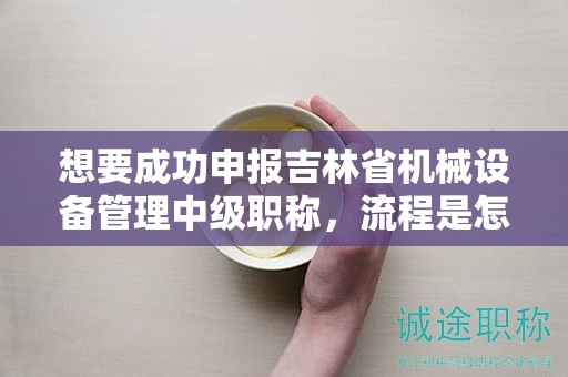 想要成功申报吉林省机械设备管理中级职称，流程是怎样的？