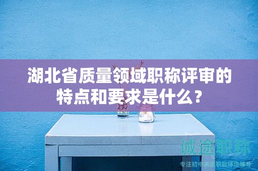 湖北省质量领域职称评审的特点和要求是什么？