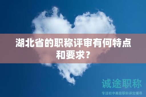 湖北省的职称评审有何特点和要求？