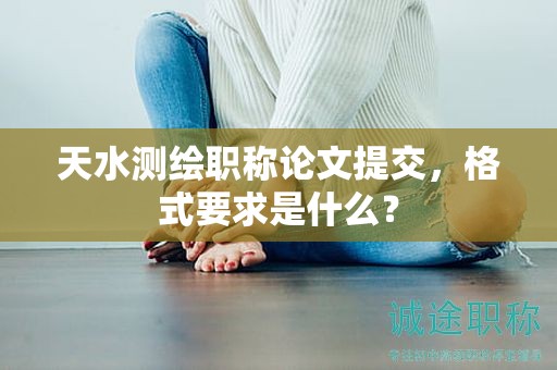 天水测绘职称论文提交，格式要求是什么？