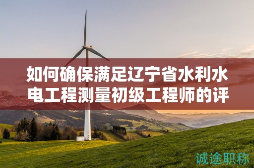 如何确保满足辽宁省水利水电工程测量初级工程师的评审条件？
