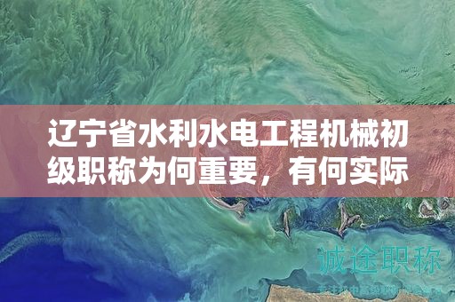 辽宁省水利水电工程机械初级职称为何重要，有何实际用途？