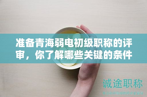 准备青海弱电初级职称的评审，你了解哪些关键的条件和材料吗？