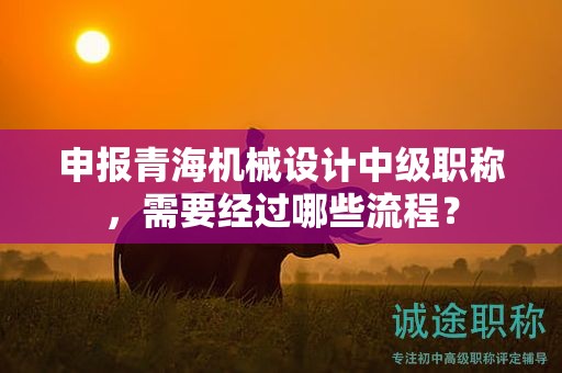 申报青海机械设计中级职称，需要经过哪些流程？