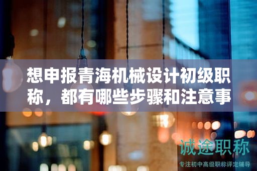 想申报青海机械设计初级职称，都有哪些步骤和注意事项？
