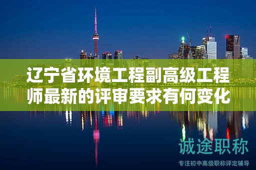 辽宁省环境工程副高级工程师最新的评审要求有何变化，如何为之做好准备？