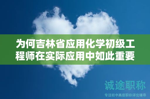 为何吉林省应用化学初级工程师在实际应用中如此重要？