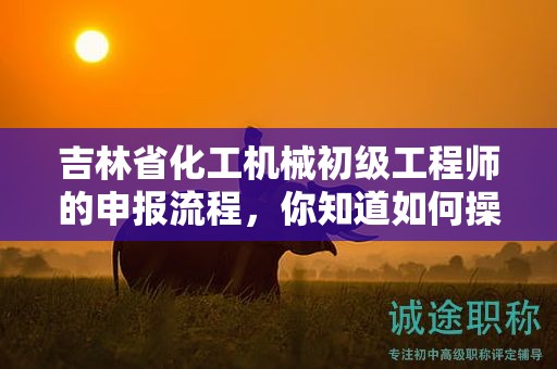 吉林省化工机械初级工程师的申报流程，你知道如何操作吗？
