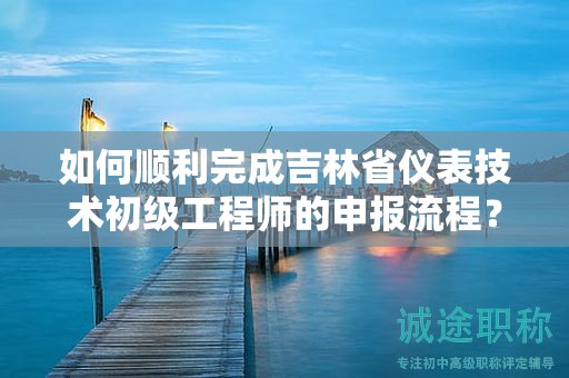 如何顺利完成吉林省仪表技术初级工程师的申报流程？