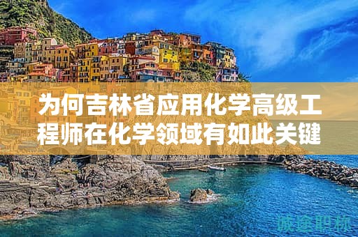 为何吉林省应用化学高级工程师在化学领域有如此关键的用途？