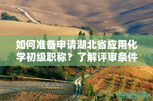 如何准备申请湖北省应用化学初级职称？了解评审条件和所需材料。