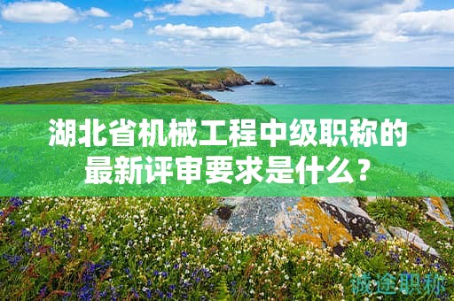 湖北省机械工程中级职称的最新评审要求是什么？