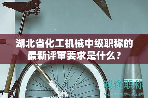 湖北省化工机械中级职称的最新评审要求是什么？