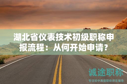 湖北省仪表技术初级职称申报流程：从何开始申请？