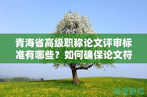青海省高级职称论文评审标准有哪些？如何确保论文符合要求？