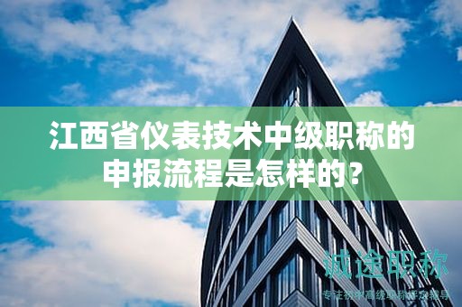江西省仪表技术中级职称的申报流程是怎样的？