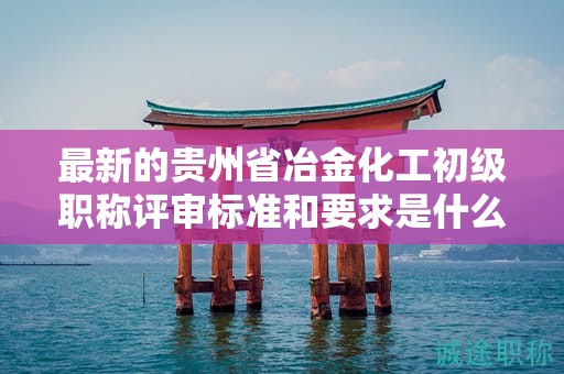 最新的贵州省冶金化工初级职称评审标准和要求是什么？有哪些变化？