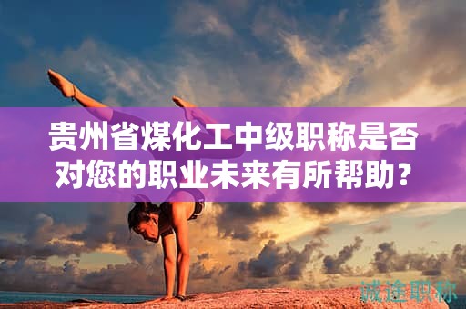 贵州省煤化工中级职称是否对您的职业未来有所帮助？