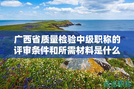 广西省质量检验中级职称的评审条件和所需材料是什么？