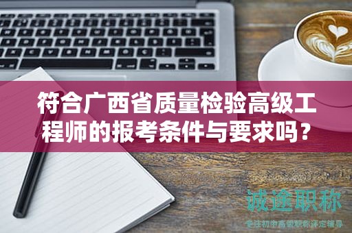 符合广西省质量检验高级工程师的报考条件与要求吗？