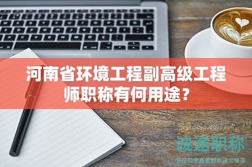 河南省环境工程副高级工程师职称有何用途？