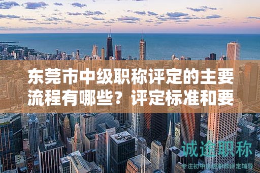 东莞市中级职称评定的主要流程有哪些？评定标准和要求是什么？