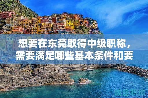 想要在东莞取得中级职称，需要满足哪些基本条件和要求？有哪些途径？