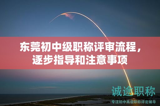 东莞初中级职称评审流程，逐步指导和注意事项