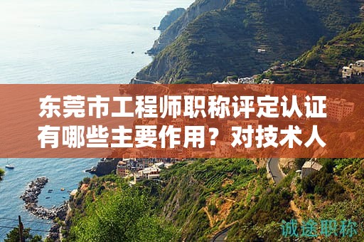 东莞市工程师职称评定认证有哪些主要作用？对技术人员意味着什么？